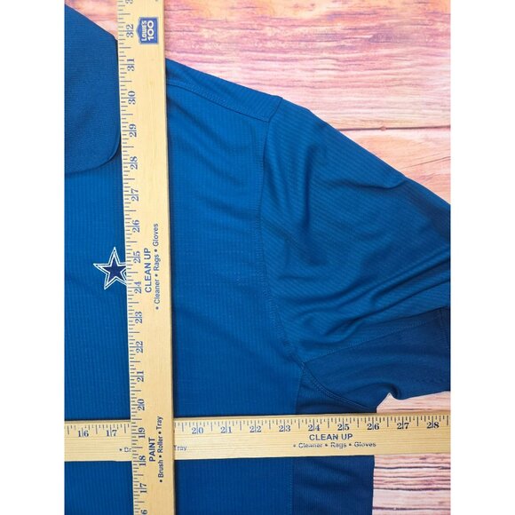 Dallas Cowboys Nike Golf Mens Blue Polo Shirt XXL - Picture 9 of 9
